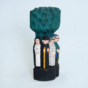 ESCULTURA COM FIGURAS DA CULTURA POPULAR