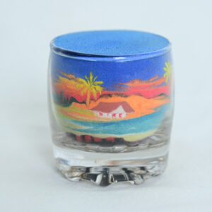 ADORNO AREIA COLORIDA - FORMATO BOLA