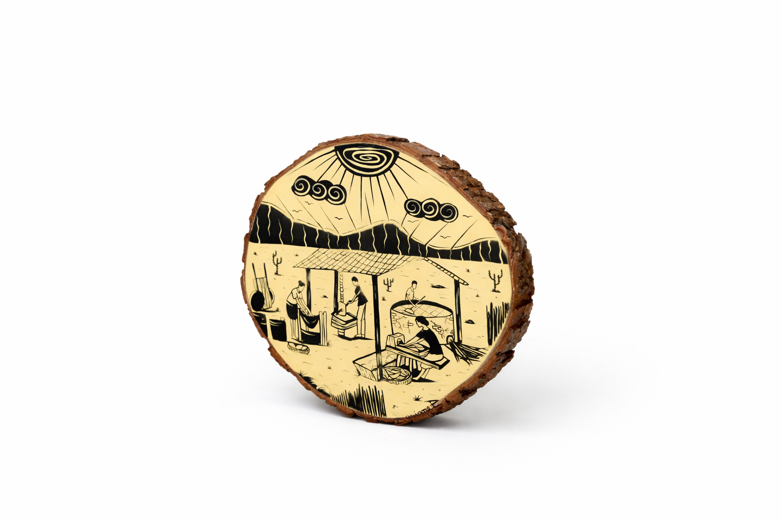 Adorno parede madeira - Imagem 2